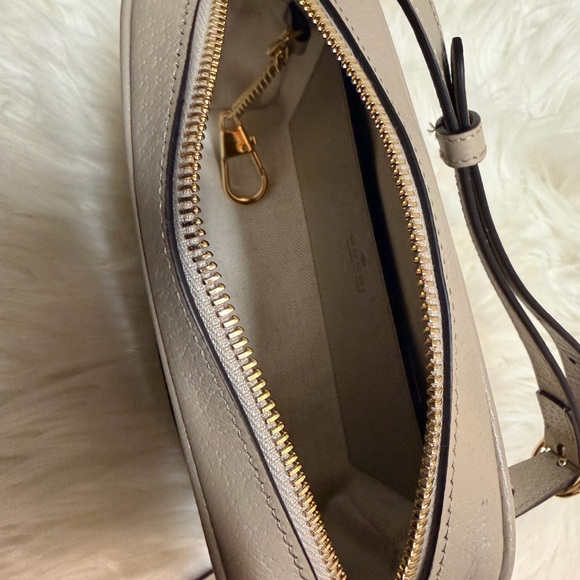 Gucci Beige and Green Canvas Crossbody Bag - Picture 6 of 7